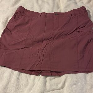 Duluth Trading Co Mauve Dry on the Fly Skort 22W